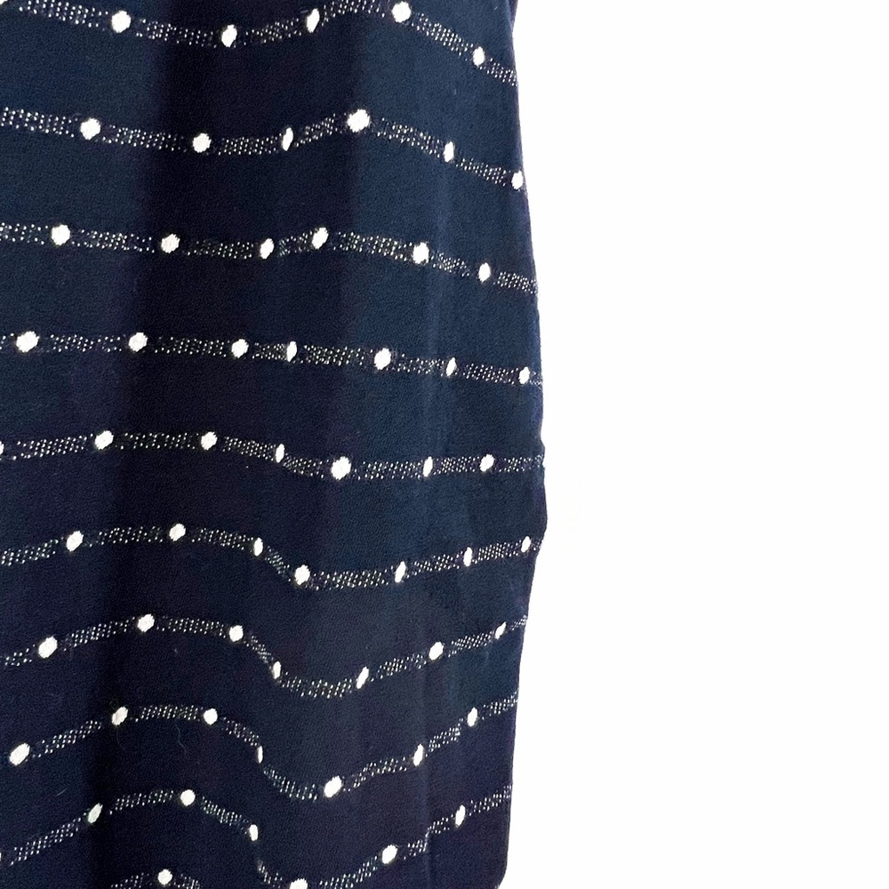 Anthropologie Caryn Black & White Polka Dot Mini Dress - Picture 7 of 12
